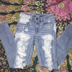 American eagle high rise jeggings super stretch